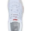 Weißer Rissmo Low Basketball-Sneaker