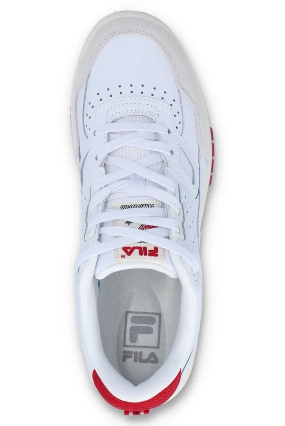 Weißer Rissmo Low Basketball-Sneaker