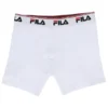 Weißes 2er-Pack Herren-Boxershorts mit mittlerer Leibhöhe