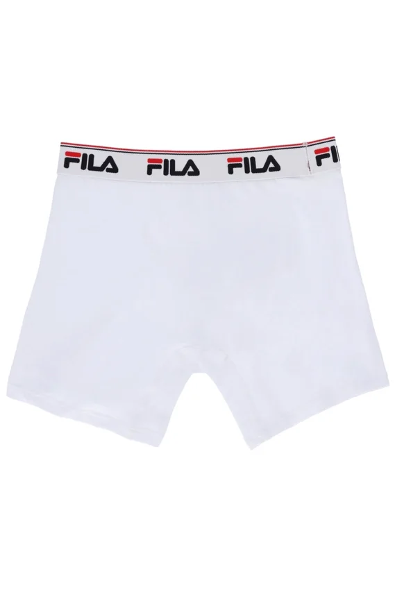 Weißes 2er-Pack Herren-Boxershorts mit mittlerer Leibhöhe