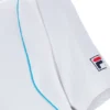 Weißes Backspin Tennis-Shorts-Oberteil mit Kurzarm