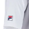 Weißes Backspin Tennis-Shorts-Oberteil mit Kurzarm