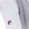 Weißes Backspin Tennis-Shorts-Oberteil mit Kurzarm