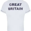 Weißes Damen-Tennis-GB-T-Shirt
