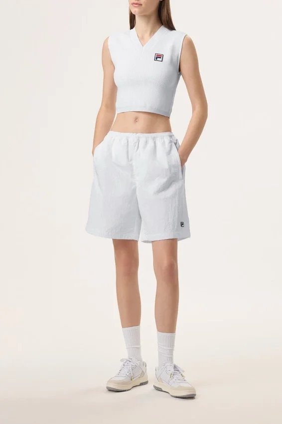 Weißes Fila x Hailey Baby-Tanktop
