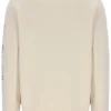 Weißes Len Graphic Crew-Sweatshirt