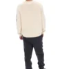 Weißes Len Graphic Crew-Sweatshirt