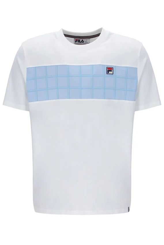 Weißes „Mano Cut and Sew Panel“-T-Shirt