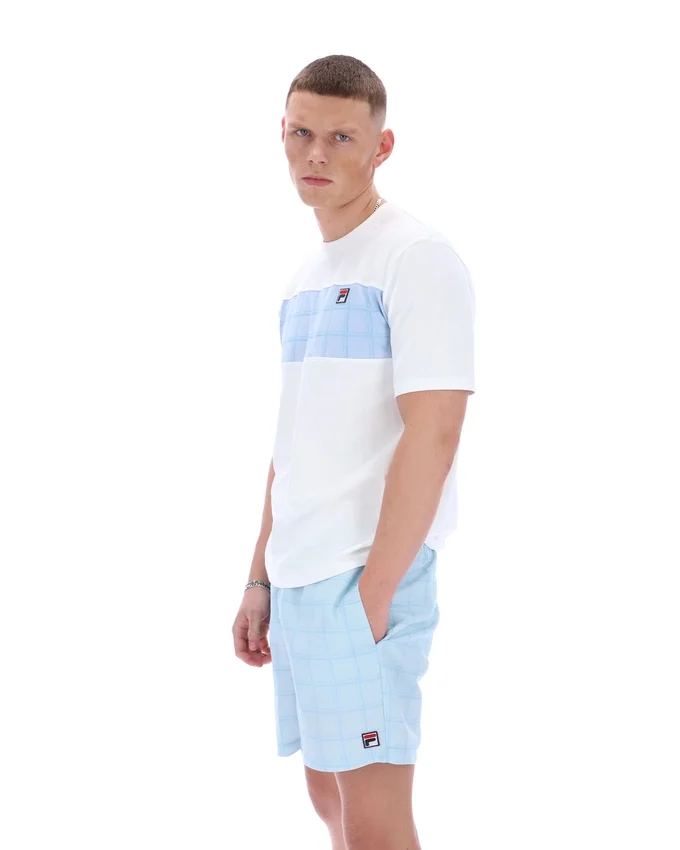 Weißes „Mano Cut and Sew Panel“-T-Shirt