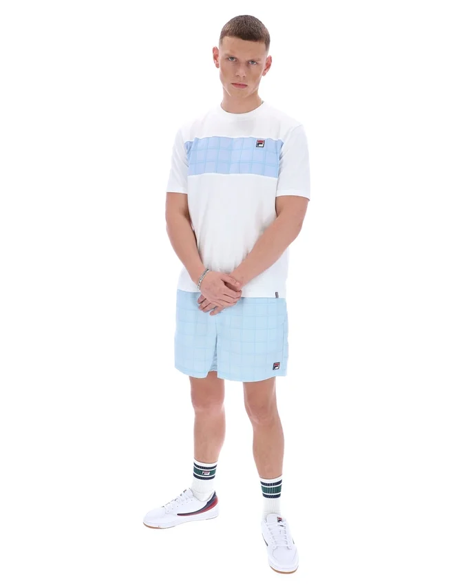 Weißes „Mano Cut and Sew Panel“-T-Shirt