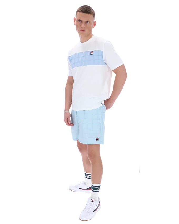 Weißes „Mano Cut and Sew Panel“-T-Shirt