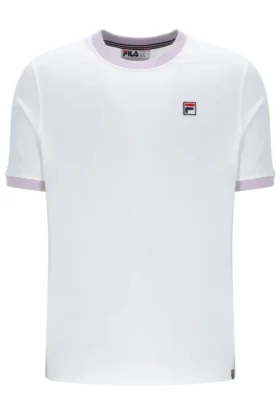Weißes Marconi Essential Ringer-T-Shirt