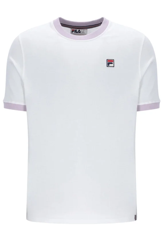 Weißes Marconi Essential Ringer-T-Shirt