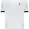 Weißes Marconi Essential Ringer-T-Shirt