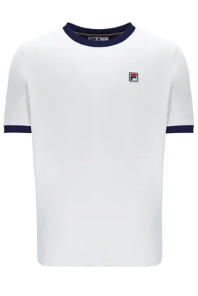 Weißes Marconi Essential Ringer-T-Shirt