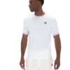 Weißes Marconi Essential Ringer-T-Shirt