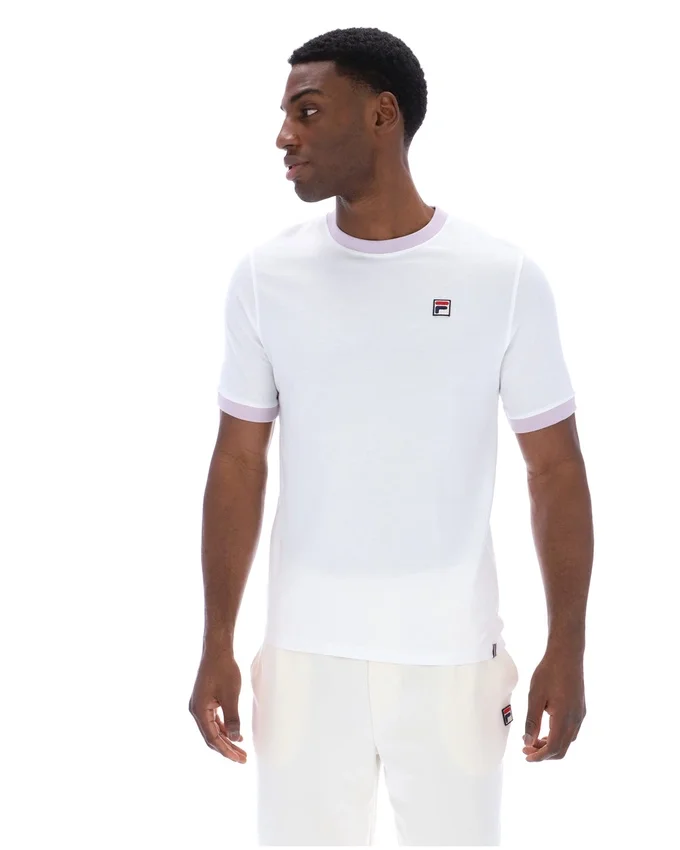 Weißes Marconi Essential Ringer-T-Shirt