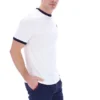 Weißes Marconi Essential Ringer-T-Shirt