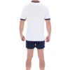 Weißes Marconi Essential Ringer-T-Shirt