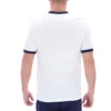 Weißes Marconi Essential Ringer-T-Shirt