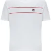 Weißes Williams T-Shirt mit Kontrastpaspel