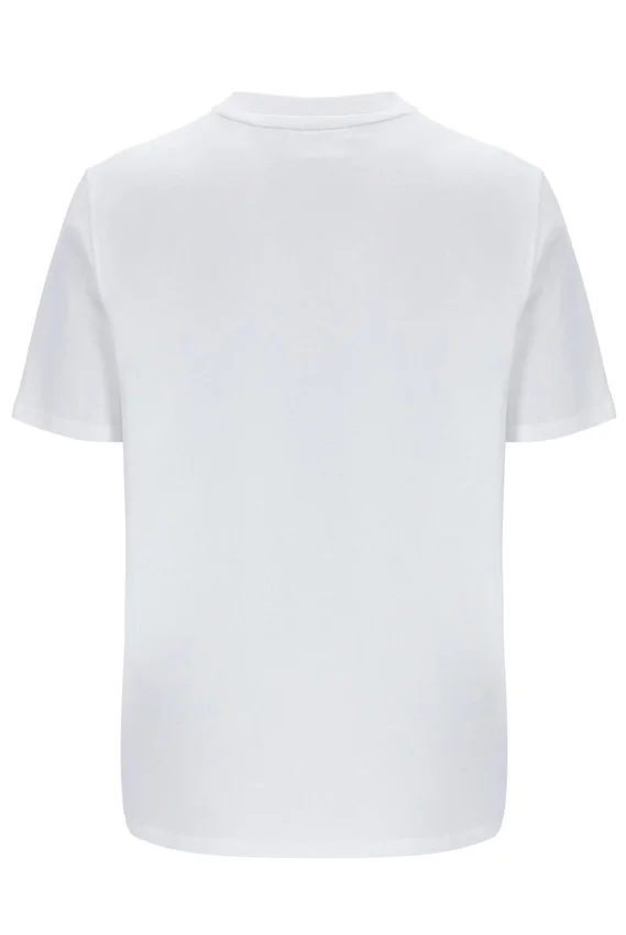 Weißes Williams T-Shirt mit Kontrastpaspel