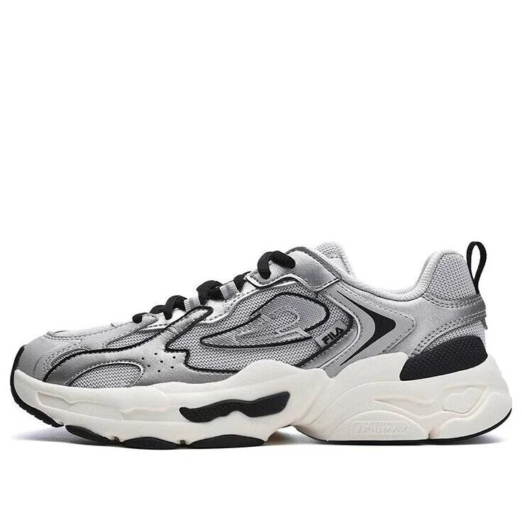 Y2k 3M Sneaker „Grau Silber Schwarz“