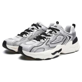 Y2k 3M Sneaker „Grau Silber Schwarz“