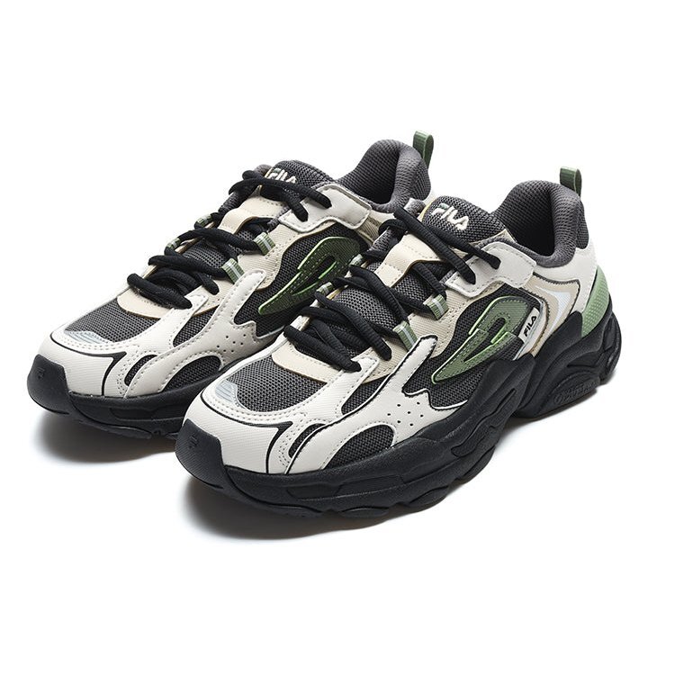 Y2K 3M Sneaker „Weiß Schwarz Grün“