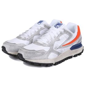 Zagato Washing Low-Top-Laufschuhe Grau/Orange/Blau